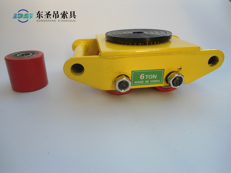 6噸搬運(yùn)小坦克車承重膠輪